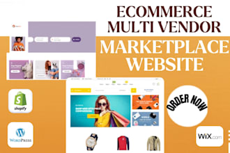 build an ecommerce multi vendor marketplace website setup ecommerce website