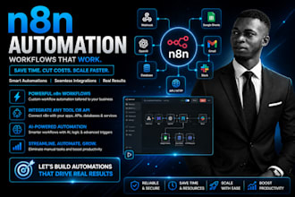 develop n8n workflow, n8n automation, n8n ai voice agent, custom automation