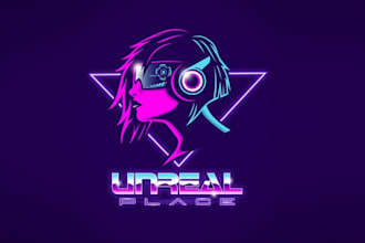 create custom dj logo design, music band record label