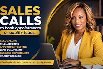 do cold calling, lead generation and appointment setting VA