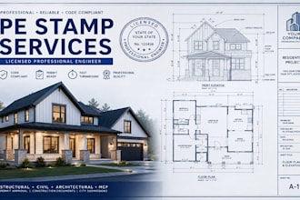 provide US architectural permit drawings with pe stamp and ibc irc compliance