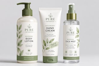 design cosmetic packaging and label design