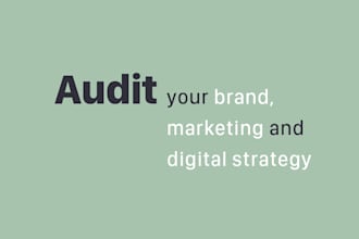 audit your brand, marketing and digital strategy