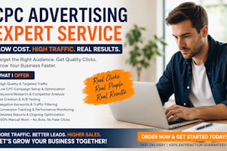 be your CPC consultant for high ROI paid advertising
