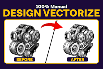 redraw and remake logo into a clean, scalable design