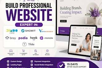 build jimdo showit versacommerce brizy podia heek e monsite tilda website expert