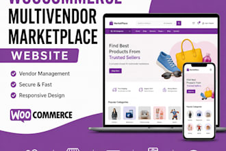 design wordpress multivendor marketplace ecommerce multivendor wordpress website