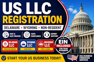 register delaware or wyoming llc with ein for non residents