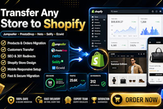transfer jumpseller prestashop neto sellfy ecwid to shopify website migration