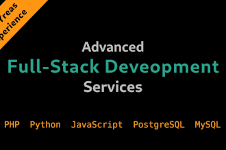 develop a custom fullstack web application
