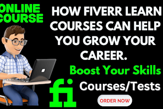 help you in taking any online course or test for you