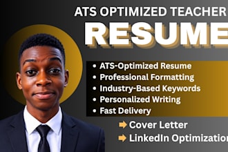 professionally ats teacher resume, tutor, education CV