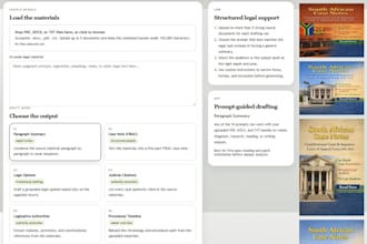 build ai legal tech and educational tech web apps