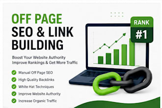 do manual off page SEO and link building services