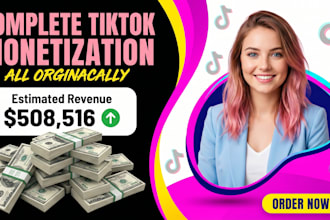 set up and grow tiktok organically with monetization and creator rewards