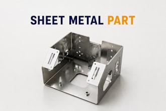 do industrial cad design for injection mold, sheet metal in fusion 360 solidwork