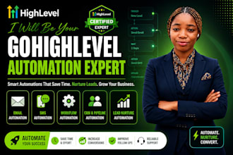 setup gohighlevel CRM automation workflows and pipelines