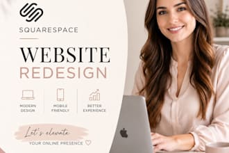 redesign, revamp, and customize your squarespace website