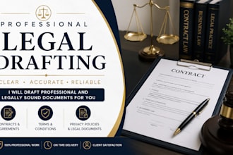 draft professional business contracts and agreements