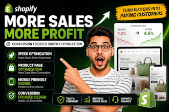 improve shopify speed optimization and shopify conversion rate optimization