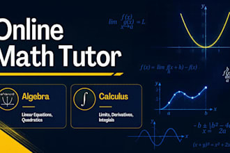 teach you calculus and algebra