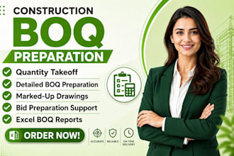 do accurate quantity takeoff and detailed boq for all trades