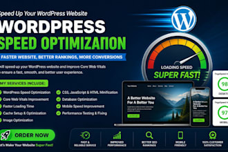 speed up your wordpress website and improve core web vitals