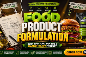 do expert food formulation and beverage product development