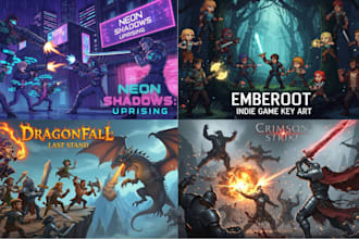 design steam capsule game art profile steam capsule banner game poster cover art