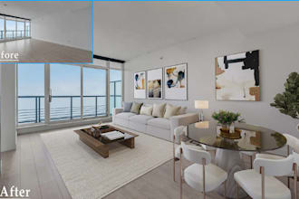 do 3d virtual staging, 3d virtual furniture, virtual renovation for real estate