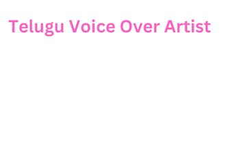 do telugu and hindi voice over