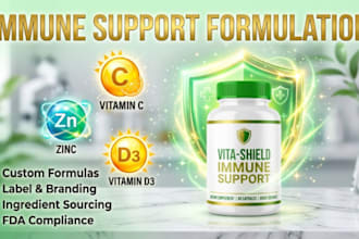 create immune support capsule or gummy formulation