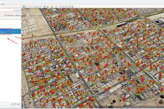 make kml or kmz file for your data by using google earth pro