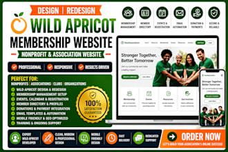 design redesign wild apricot membership website nonprofit association website