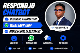 design respond io chatbot business automation whatsapp CRM omnichannel