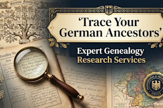 conduct genealogy research into your german ancestors