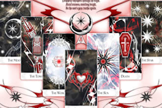 design custom tarot cards oracle zodiac and card deck art