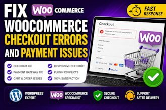 fix woocommerce checkout errors and payment issues