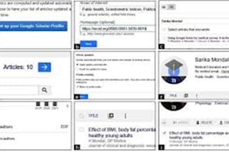 optimize google scholar profile ,citation, h hidex research article
