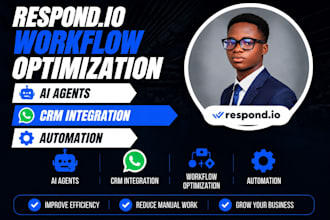 do respond io workflow optimization ai agents CRM integration automation