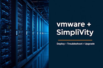 deploy vmware vcenter esxi clusters and troubleshoot hpe simplivity