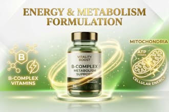 formulate energy metabolism vitamin mineral supplements with optimize dosing