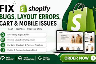 fix shopify bugs layout errors cart and mobile issues