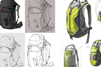 design professional bag tech pack, bagpack, hand bag, tote bag for manufacturing