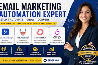 setup activecampaign moosend convertkit drip email marketing automation