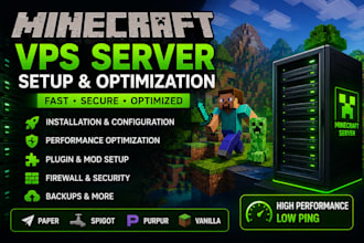 install and configure a minecraft server on your vps