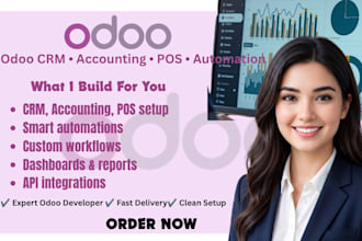 odoo CRM invoice accounting automation erp customization developer pos setup
