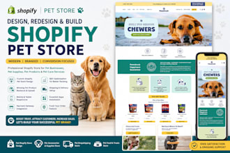 pet accessories care food supplies shopify dropshipping store dog cat store