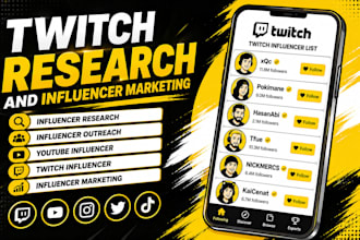 find gaming influencer email list twitch youtube streamer outreach