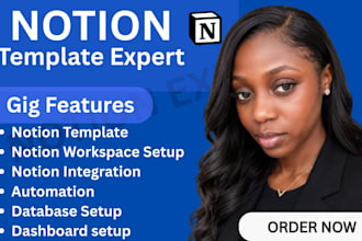 setup notion dashboard, notion template, notion website, consultation expert